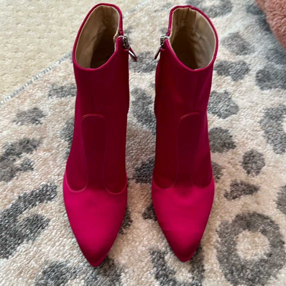 Sam Edelman satin ankle bootie